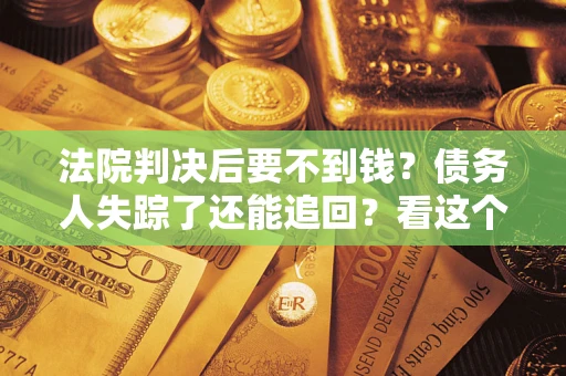 武汉法院判决后要不到钱？债务人失踪了还能追回？看这个方法！