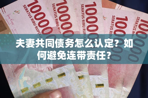 武汉夫妻共同债务怎么认定？如何避免连带责任？
