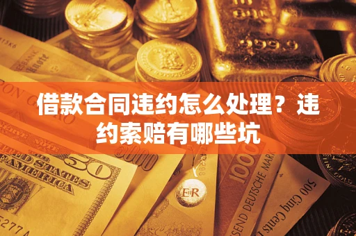 武汉借款合同违约怎么处理？违约索赔有哪些坑