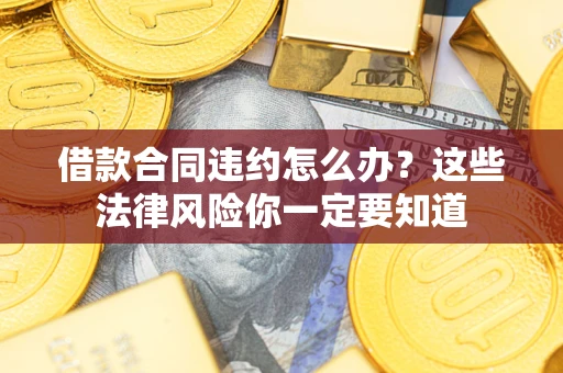 武汉借款合同违约怎么办？这些法律风险你一定要知道