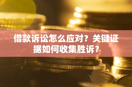 武汉借款诉讼怎么应对？关键证据如何收集胜诉？
